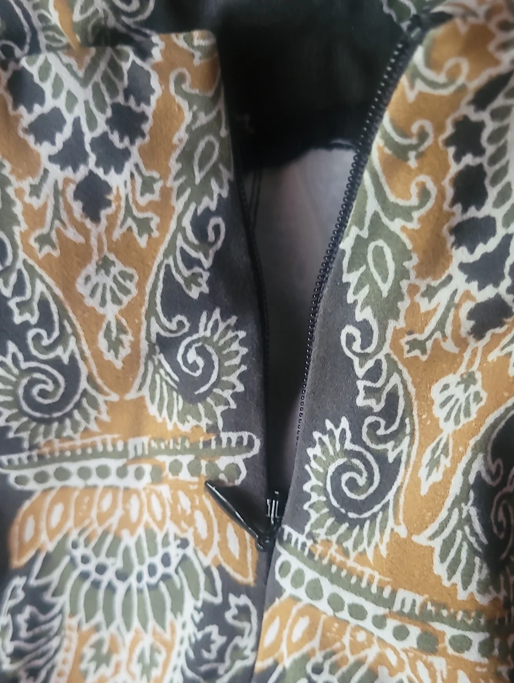 Free People Faux Suede Paisley Print Pants With Ankle Ties